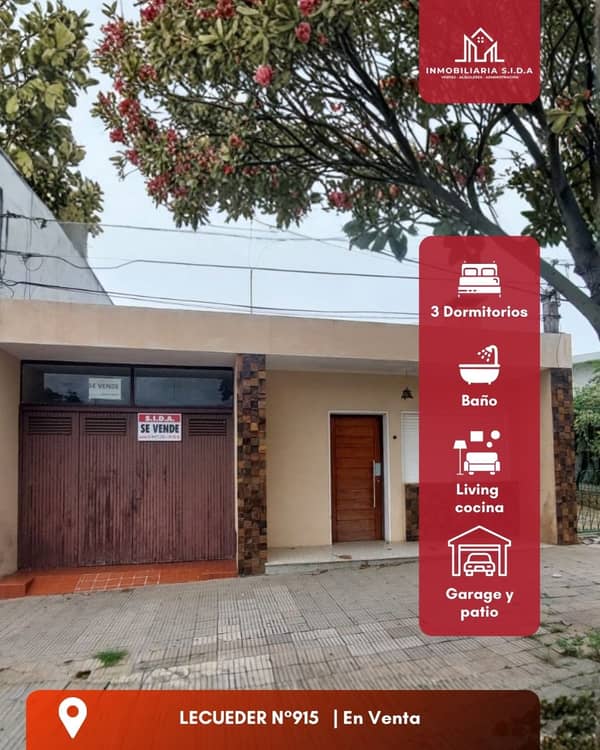 Venta / LECUEDER N° 915 / Artigas